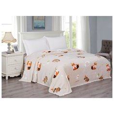 Покрывало (плед) "Фланель" Лесные друзья 150х200 см Guten Morgen