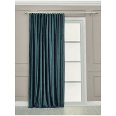 Штора "Бархат" SANPA HOME COLLECTION, 200*280 см, морская волна