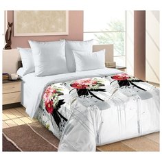 Постельное белье Mercury Home «Букет» Евро Макси Перкаль