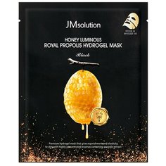 Гидрогелевая маска с экстрактом прополиса HONEY LUMINOUS ROYAL PROPOLIS HYDROGEL MASK BLACK, 30мл JM Solution
