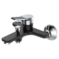 ESKO Смеситель Dubai DI54 для ванны с подключением душа, хромированный, черный ЕСКО