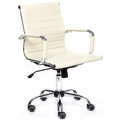 Компьютерное кресло TetChair Urban Low офисное, обивка: искусственная кожа, цвет: бежевый