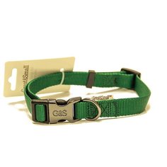 Ошейник для собак GREAT&SMALL 20x350-550мм нейлон Зелёный