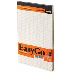 Блокнот А5, 60 л., склейка, жесткая подложка, бежевый внутренний блок, клетка, Альт, "EASYGO", 3-60-486