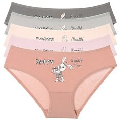 Комплект трусов для девочек 10 шт, 2/3 года, размер 98/104, зайка Donella