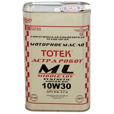Моторное масло TOTEK Астра Робот ML SAE 10W30, 2 л