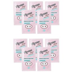 Holika Holika Очищающие полоски для носа Pig-nose Clear Black Head Perfect Sticker набор 10 шт