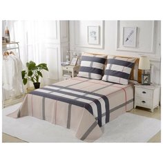 Простынь без резинки Valtery PCR-280 / 220 х 240 см / Сатин