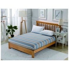 Простынь на резинке Valtery PCT-R-238 / 180 х 200 см / Сатин