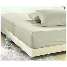 Простынь на резинке Valtery PRC-R-53 / 200 х 200 см / Сатин