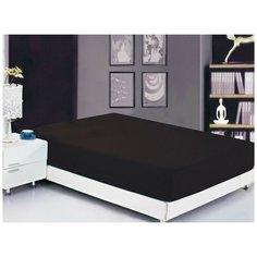 Простынь на резинке Valtery PRC-R-45 / 200 х 200 см / Сатин