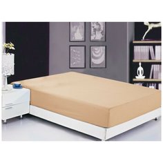 Простынь на резинке Valtery PRC-R-03 / 90 х 200 см / Сатин