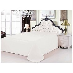 Простынь без резинки Valtery PRC-15 / 220 х 240 см / Сатин