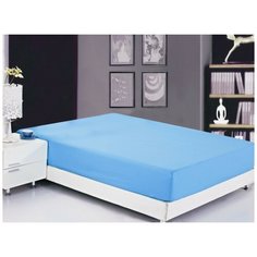 Простынь на резинке Valtery PRC-R-14 / 180 х 200 см / Сатин