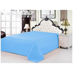 Простынь без резинки Valtery PRC-14 / 220 х 240 см / Сатин