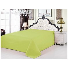 Простынь без резинки Valtery PRC-13 / 240 х 260 см / Сатин