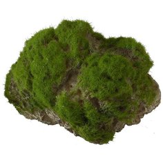 Декоративный камень с мхом для аквариума AQUA DELLA "Moss Stone", 9x6x6.5см (Бельгия)