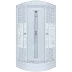 Душевая кабина Тритон Стандарт А3 100x100 (низкий поддон) ДН 4 Квадраты
