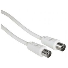 Кабель антенный Hama H-11905 Coax (m)/Coax (f) 3 м, белый (00011905)