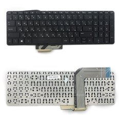 Клавиатура для ноутбука HP 15-v000, 15-p000, 17-f000 Series. Плоский Enter. Черная, без рамки. PN: SG-59680-XUA, SN6136. Top On