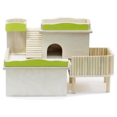 Домик для грызунов DoradoWooD Комплекс с купалкой для хомяков