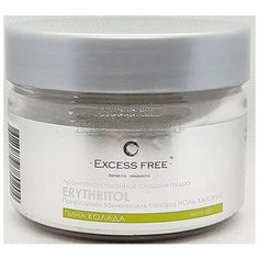 Сахарозаменители Excess Free Эритрит (пудра) с ароматом "Пина Колада", 180г