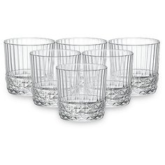 Набор из шести стаканов America 20s D.O.F. Bormioli Rocco, 370 мл