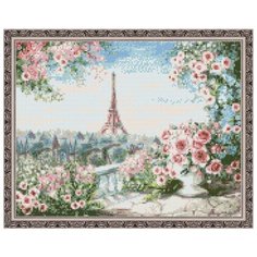 Алмазная мозаика Paintboy Вид из парижского сада 40х50 см