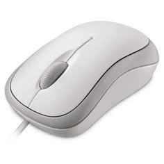 Мышь компьютерная Microsoft Basic Mouse, USB, White