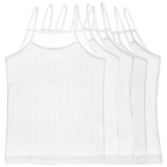 Майка Donella 5 шт., размер 6-7, белый