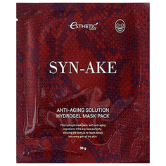 [ESTHETIC HOUSE] набор Гидрогелевая маска для лица змеиный пептид Syn-Ake Anti-Aging Solution Hydrogel Mask Pack, 5 шт