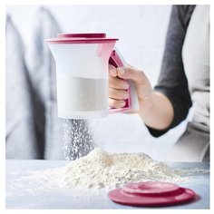 Tupperware Сито для муки бордовое