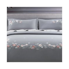 Постельное белье Arya Home Deluxia сатин с эклюзивной вышивкой размером 200X220 Emma в подарочной упаковке
