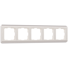 W0052113/ Werkel Рамка на 5 постов Stream (перламутровый) Веркель