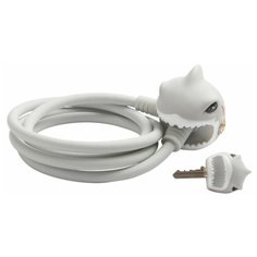 Замок на самокат - велосипед - Crazy Safety - White Shark