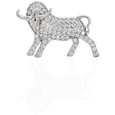 Lattrice Мини-брошь Бык символ года 2021 в подарочной коробке 221280290