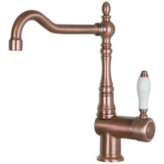 Смеситель для кухни (мойки) Smeg MIR6RA-2 медный/белый