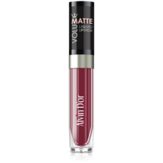 Alvin Dor Жидкая помада для губ Volume Matte матовая, оттенок 20 тёмный бордо