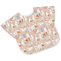 JoyArty Фартук-слюнявчик для детского творчества Артистичные коты (apki_18380V1_1-2) бежевый