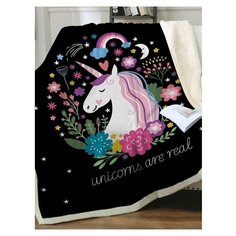 Покрывало Funfur Единорог 150*130 см