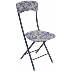 Стул складной HAUSHALT стальной с мягким сиденьем и спинкой, нагрузка до 100 кг, цвет "Де Жуи"