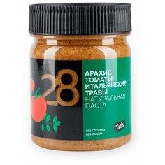 Tatis Паста арахисовая с томатами и итальянскими травами, 200 г