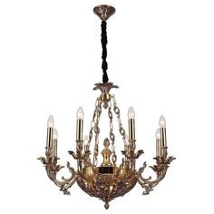 Подвесная люстра Lucia Tucci Firenze 1781.8.2 Antique Gold