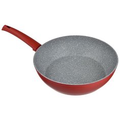 Сотейник Satoshi Kitchenware Верден 846-465, 28 см, красный/серый