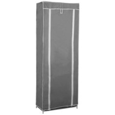 Этажерка для обуви (шкаф тканевый) DEKO DKCL01 GREY, размер L, 9 полок, 160х60х30 см, серый