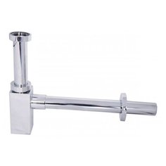 Сифон KAISER 958К Chrome для раковины без выпуска