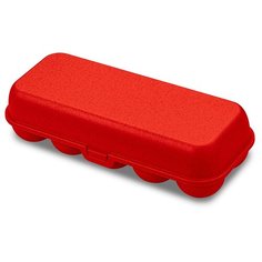 Контейнер для хранения яиц EGGS TO GO Organic красный Koziol