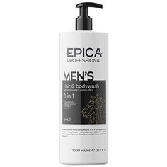 Гель для душа Epica Professional 3 в 1 Mens Hair & Body Wash