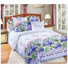 Постельное белье Хлопковый рай Hydrangea (бязь) / Евро