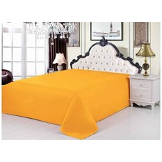 Простынь без резинки Valtery PRC-09 / 200 х 220 см / Сатин